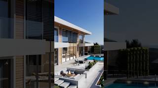 Timeless Villa In Montenegro 🏡 [3D Animation] #shortsfeed #3drendering #villa