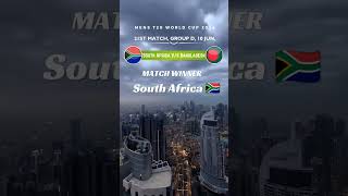 Mens T20 World Cup 2024 | South Africa Vs Bangladesh21st Match, Group D | Mon, 10 Jun, 08:00 PM