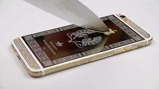 The Satisfaction of Scratching a 24K Gold iPhone 6
