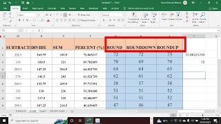 How to use ROUND Functions in Excel ( ROUND, ROUNDDOWN and ROUNDUP Functions )