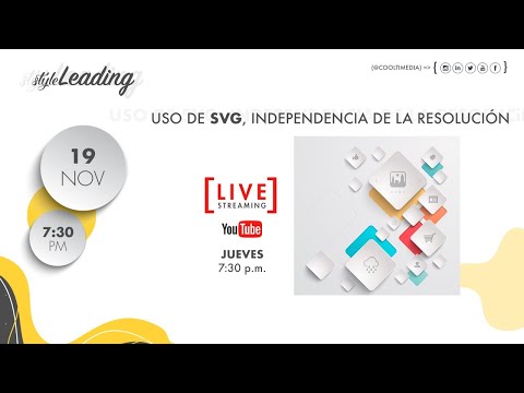 Uso de SVG, tecnología importante para el diseño web responsive.
