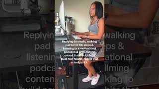 Walking pad is the best productivity hack! #wfh #fitness #wfhdesk #officeequipment #standingdesk