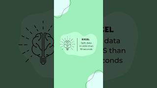 🤯 How to split data in Excel in less than 10 seconds