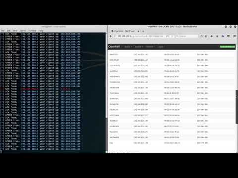 DHCP starvation attack