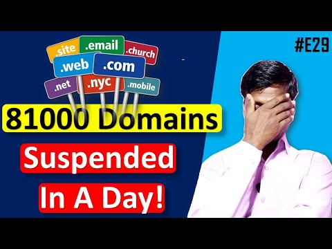81000 Domains Suspended in A Day 😱😱