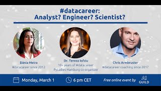#datacareer - Analyst? Engineer? Scientist? - 7th Edition with Special Guest: Tereza Iofciu