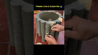 New design Pot #art #trending #viral #diy #shorts #youtubeshorts  #cementing #cement