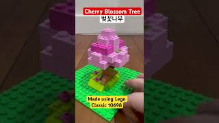 Lego 10698 Cherry Blossom Tree 벚꽃나무 using Lego Classic 10698 #legoclassic10698 #cherryblossom