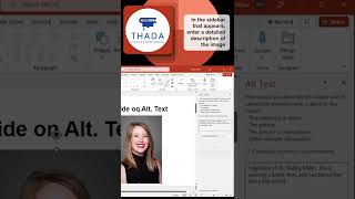 Alt Text in PowerPoint #shorts @teach_ada