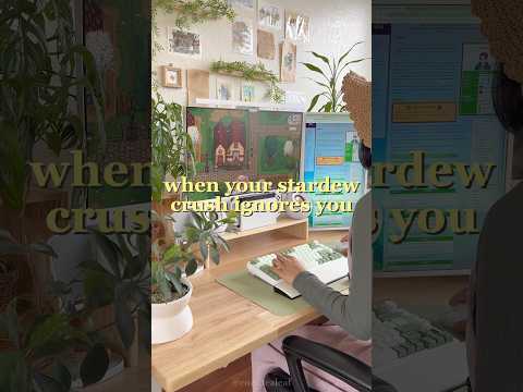 when your stardew valley crush ignores you 😩 | Poly AI #cozygaming #stardewvalley #shorts