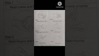Hand washing technique #bscnursing #nursingnotes