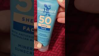 New! Blue Lizard Sheer Face Mineral Sunscreen spf 50 #bluelizard #mineralsunscreen #facesunscreen