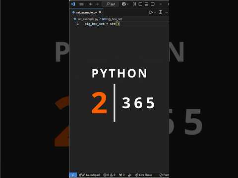 Python: Set Constructor