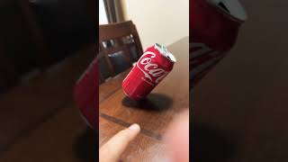 how to balance the can to make it stand up