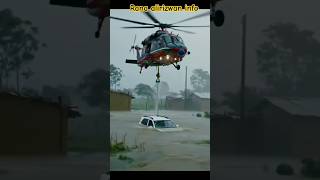 heavy rains and flood in car #shortfeed #trending #shorts