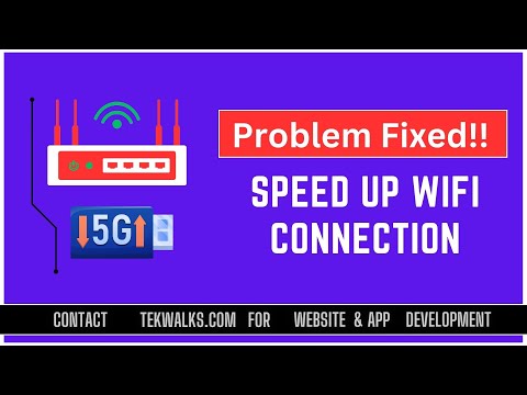 How to Speed up internet connection - Make wifi connection faster in Windows 10, 11