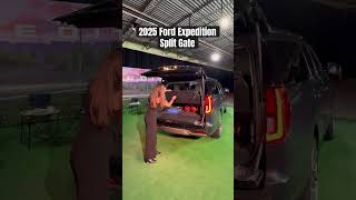 All-New 2025 Ford Expedition Split Gate & Cargo Management makes the the ultimate social space!