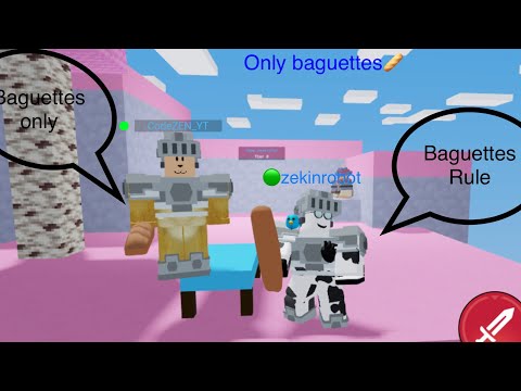 Winning roblox bedwars with a piece of bread