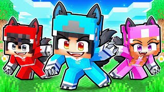 Playing as a BABY DIREWOLF in Minecraft!