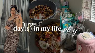 *pregnant* days in my life|shopping for babygirl, chipotle chicken recipe, amazon must haves,& more!