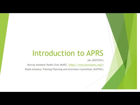 APRS Introduction - Advanced Topics - 8 Aug 2024