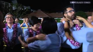 WP's Aljunied GRC team celebrates