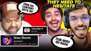 This Squad Needs To Hesitate😭 SNAX JOKER GOLDY BHAI & RONAK