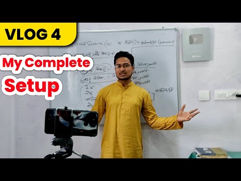 VLOG 4 | Complete setup video | @aaonlinesolution | how to make study video |