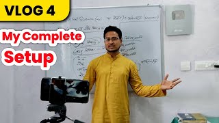 VLOG 4 | Complete setup video | @aaonlinesolution | how to make study video |