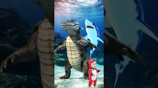 Bombardino crocodilo dancing to BABY SHARK| #shorts #shortsfeed #babyshark #bombardinocrocodilo #yt
