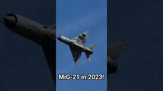 MiG-21 in 2023! Flying Fast and Loud! #mig21 #fighterjet #aviation #lowpass