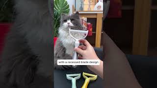 Control shedding and keep your pet happy with this Deshedding Comb Grooming Brush—grab it today! 😻✨