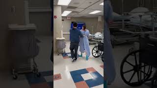 45 minutes after Knee Replacement!!  **wonderful anesthesia for outpatient joint replacement