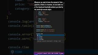 JavaScript console log tricks #shorts #short