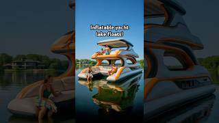 These inflatable yacht lake floats look awesome! 👏👏