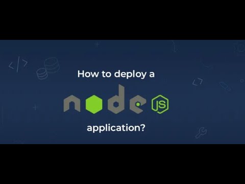 how to deploy a Node js app