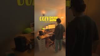 cozy desk setup :) #desksetup