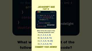 JavaScript Quiz Part 12 Comment Your Answer😄 #javascriptquiz #javascript #javascriptlearning #jsquiz