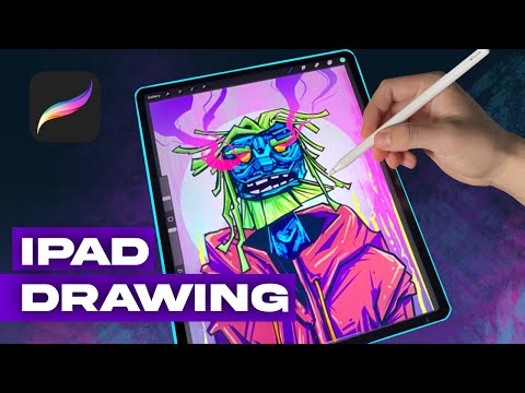 Character Drawing on iPad - Digital Art
