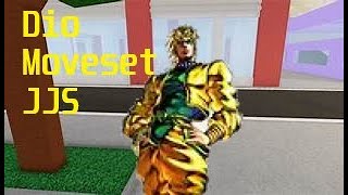 Dio Moveset In JJS #jujutsushenanigans #jojo #roblox #anime #dio