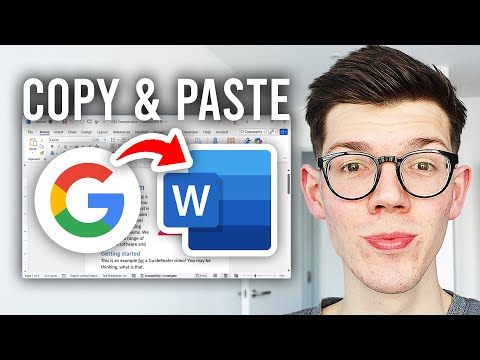 How To Copy and Paste From Google To Word - Full Guide