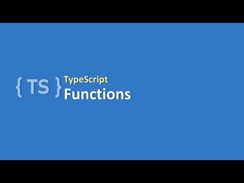 TypeScript | #10 Functions in TypeScript | Step by Step Tutorial for TypeScript