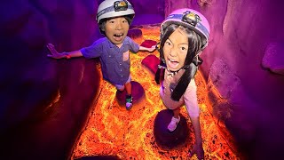 【寸劇】洞窟探検に行くよ！迷子になったかえであーたんを見つけられるかな？　Kaede and Ahtan got into the cave　那須ハイランドパーク
