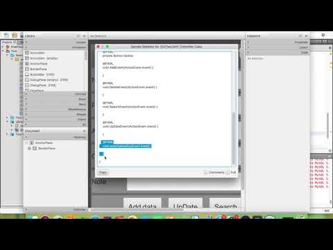 search with keybord event in javafx and mysql
