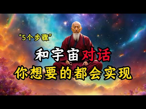 5個步驟學會和宇宙對話，你想要的一切，都終將實現！
