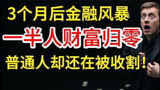 3个月后金融风暴，一半人财富归零，普通人却还在被收割！这是一场合法抢劫！也是普通人最后的逃生机会！