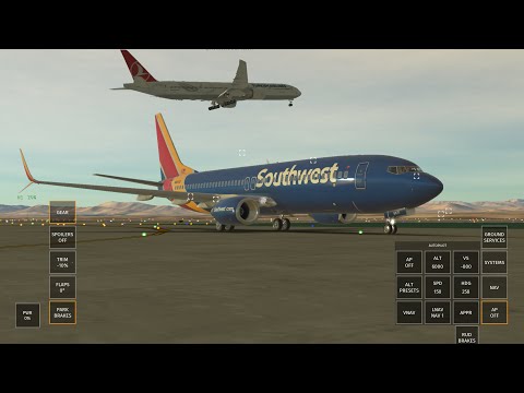 Approach into a busy Las Vegas almost had to go around
