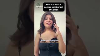 Learn German: Postpone a Doctor's Appointment Easily