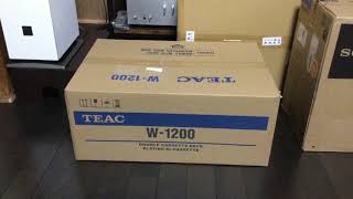 TEAC W-1200 Double Cassette Deck Sony SS-CS5 Bookshelf Speakers Mystery Box Review Trailer