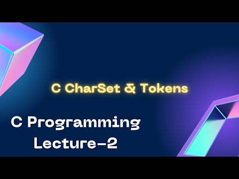 The C character set and Tokens in C. || VS Code IDE || SKIT Jaipur || API Education